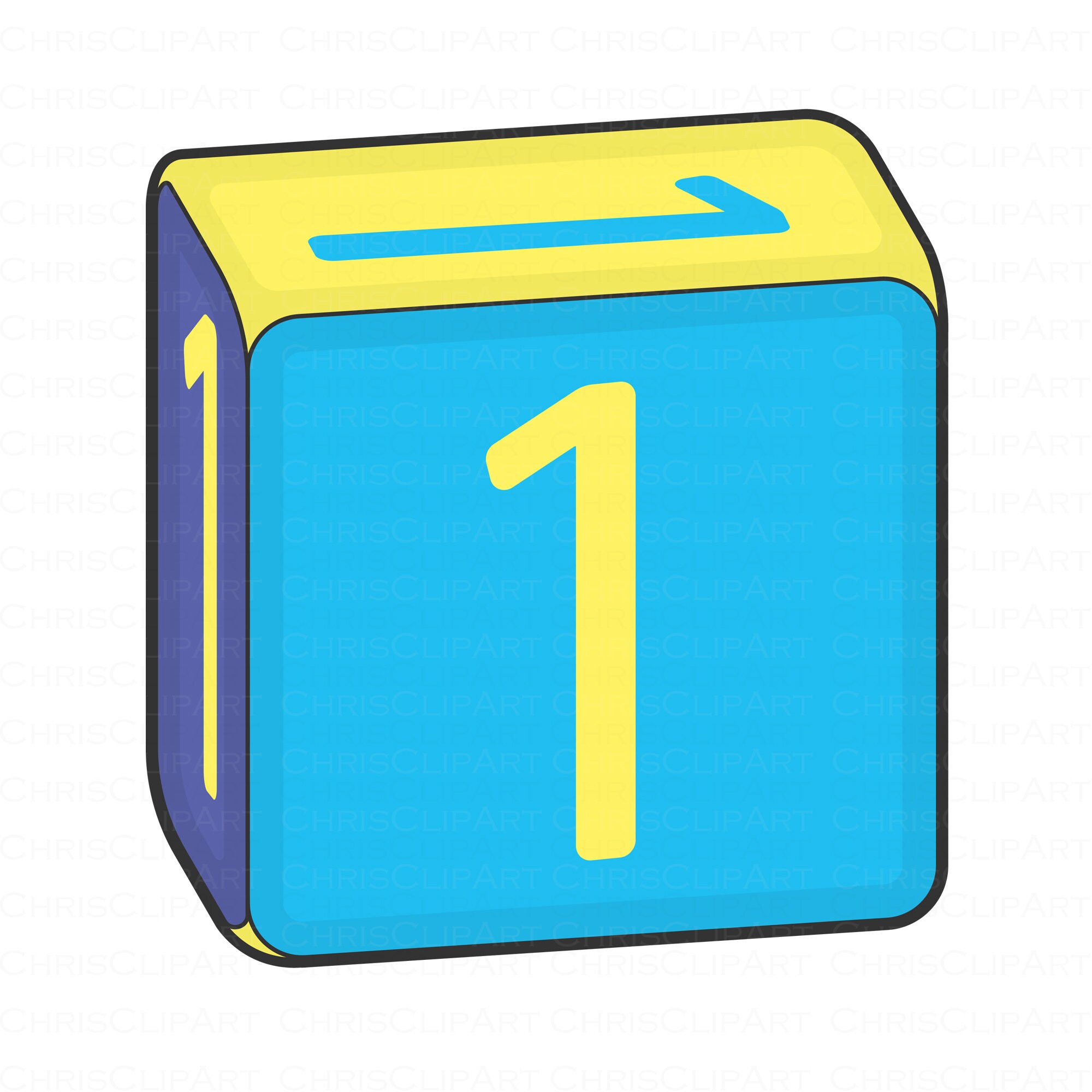 1 BLOCK SVG Clipart Baby Blocks 1 Svg Number 1 Baby Block Etsy India