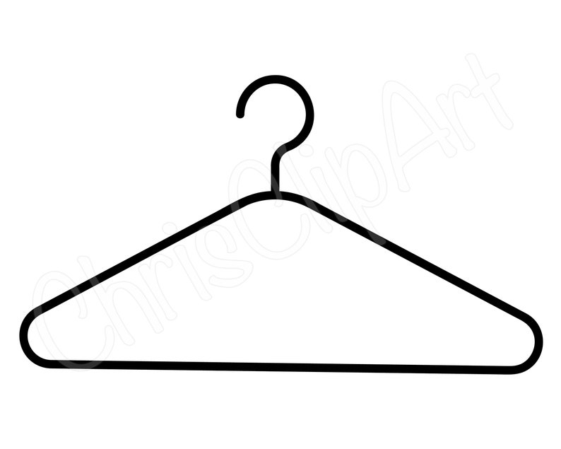 CLOTHING HANGER SVG Clothing Hanger Png Clothing Hanger Etsy