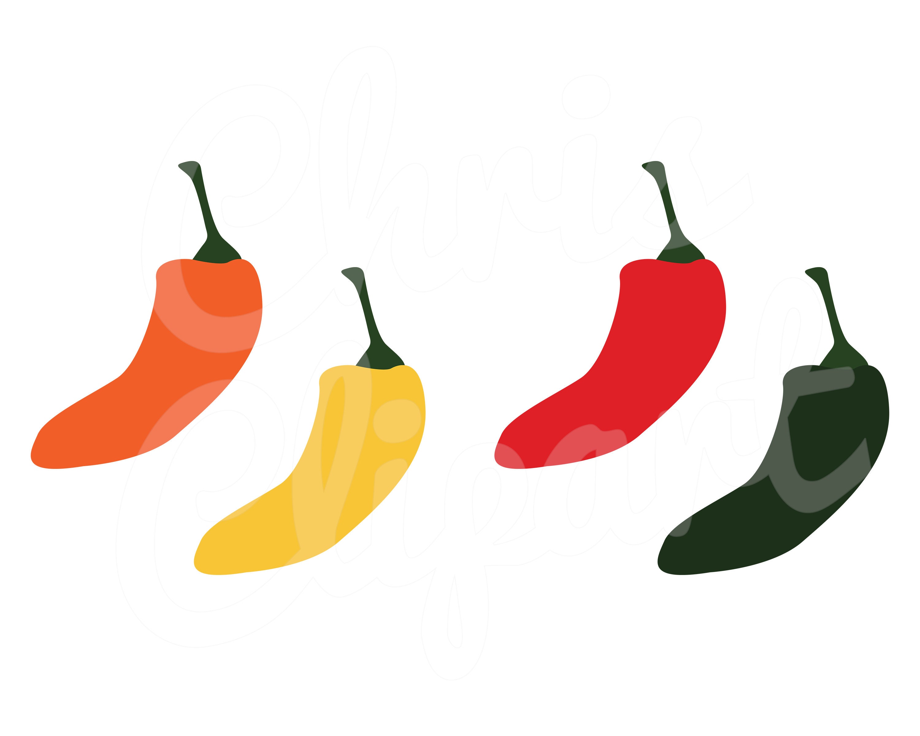 JALAPENO CLIPART Jalapeno Svg Cricut Jalapeno Pepper Etsy UK