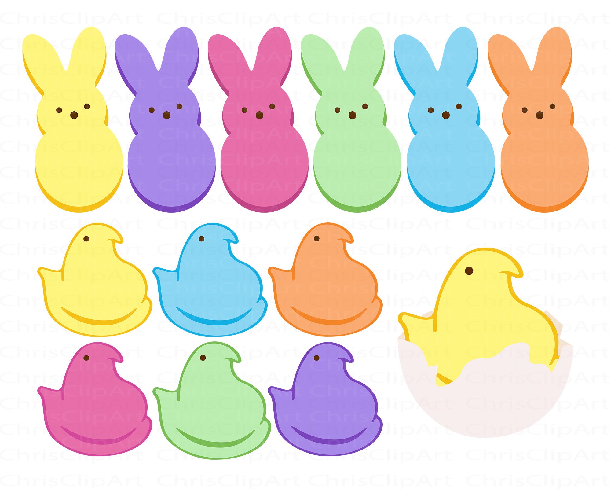 Peeps svg clipart peeps Cricut peeps peeps vector peeps | Etsy