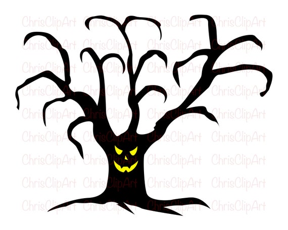 HALLOWEEN TREE SVG Dark Tree Svg Black Tree Svg Tree - Etsy