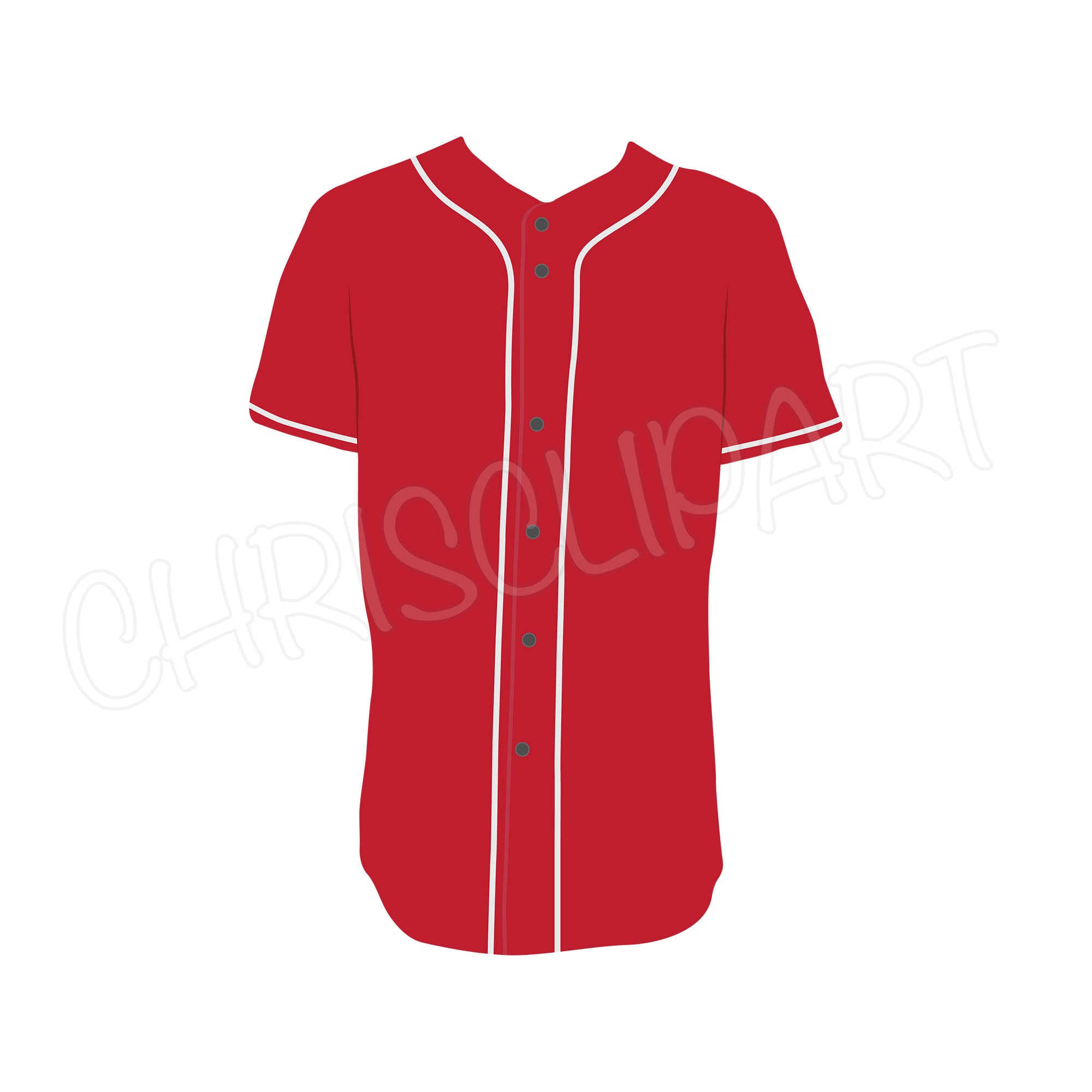 BASEBALL JERSEY CLIPART Baseball Jersey Svg Baseball Jersey Etsy
