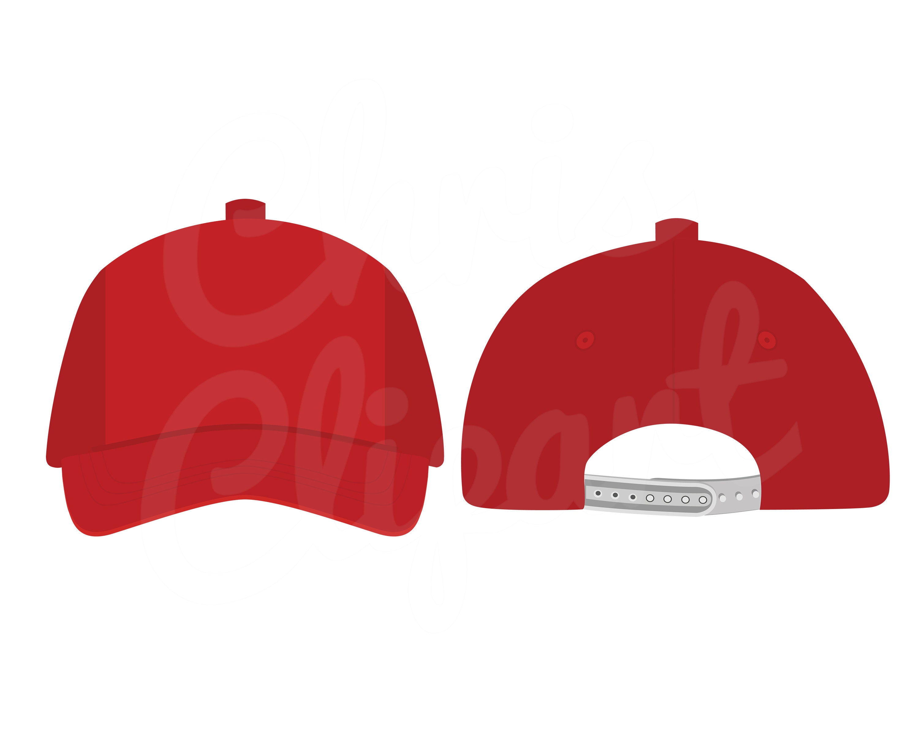 Backward Baseball Hat Clipart