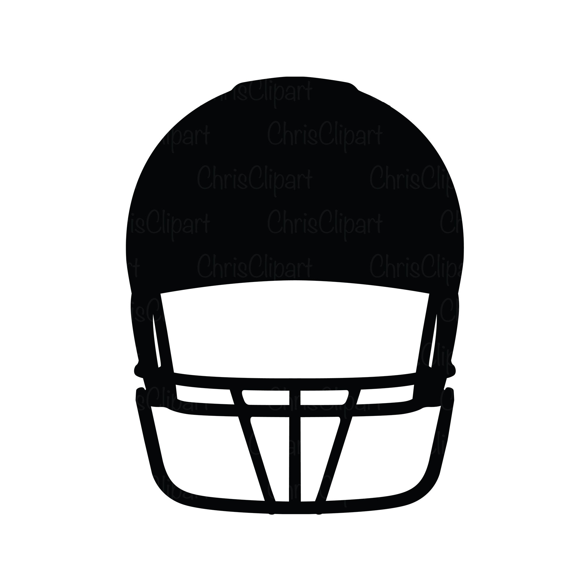 hockey helmet front clip art