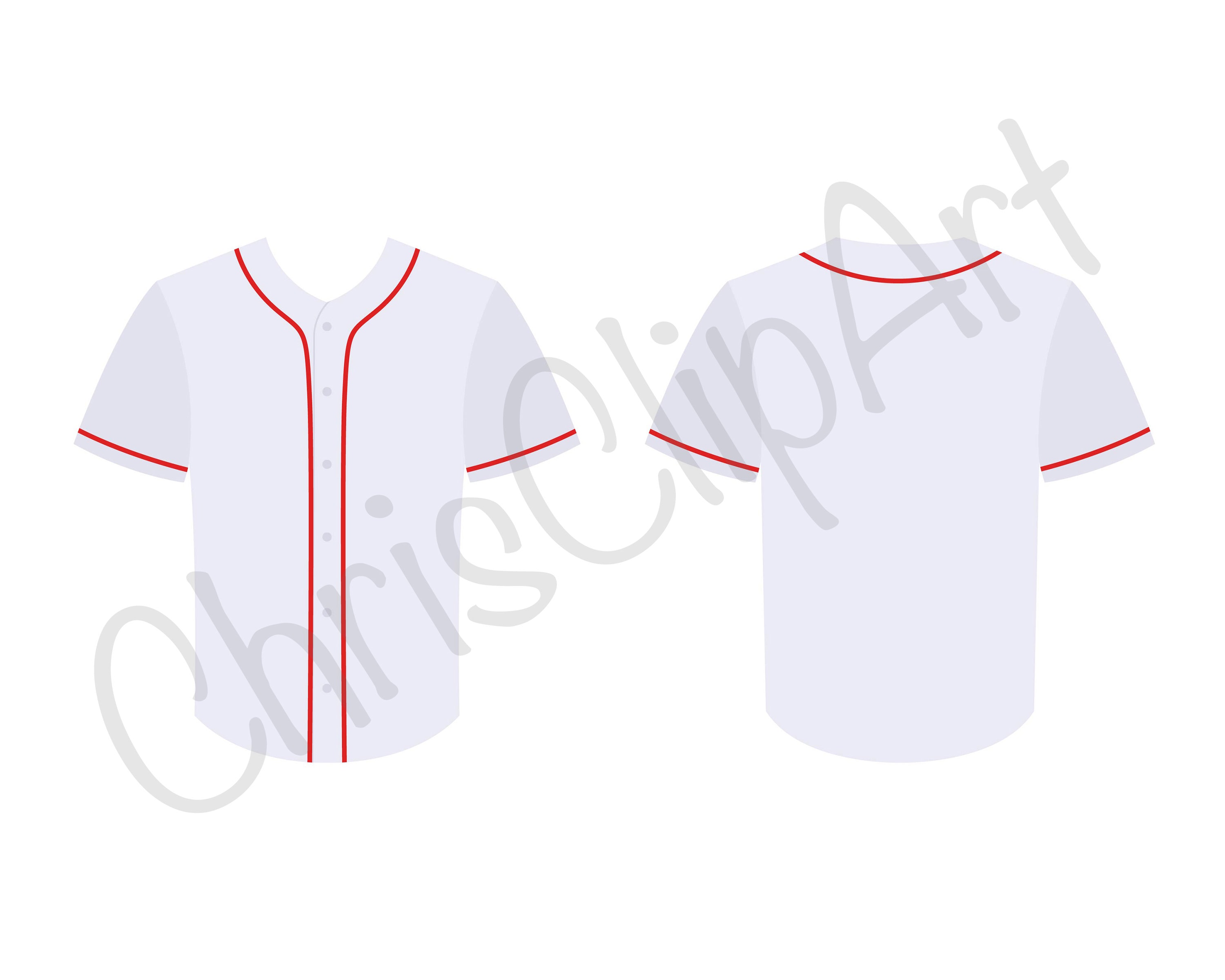 BASEBALL JERSEY TEMPLATE ClipArt Best