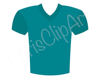 Teal Green Football Jersey SVG PNG JPG - Sublimation Football Jersey - Cricut Clipart - Athletic Apparel Graphic
