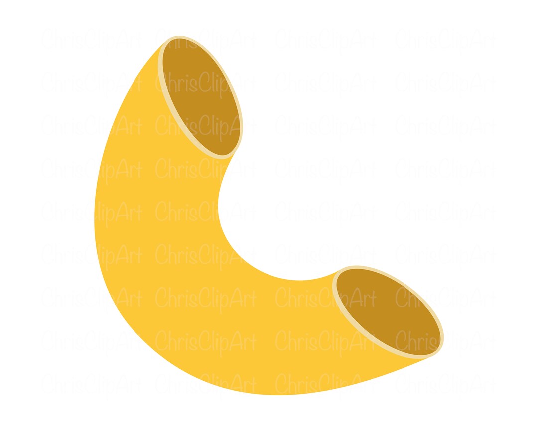 PASTA SVG Pasta Png Clipart Pasta Elbow Svg Elbow Pasta Etsy