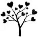 HEARTS TREE SVG, Hearts Tree Png, Tree With Hearts Svg, Valentine's ...