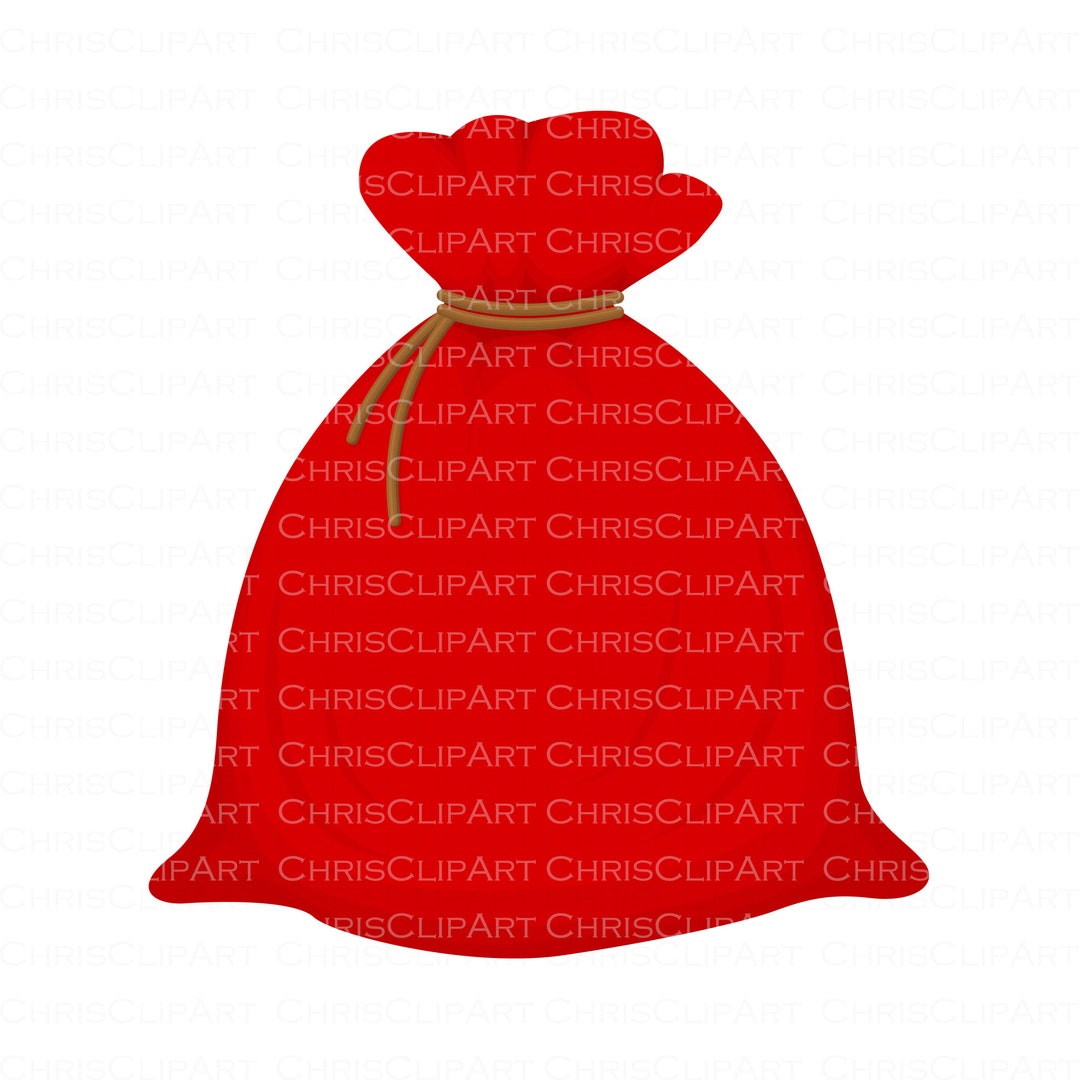 SANTA BAG SVG Santa Bag Png Santa Clipart Santa Sack - Etsy