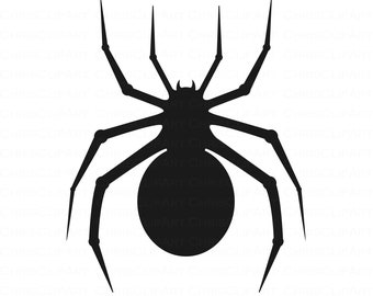 SPIDER SVG, clipart spider svg png jpg, halloween clipart, Cricut spider