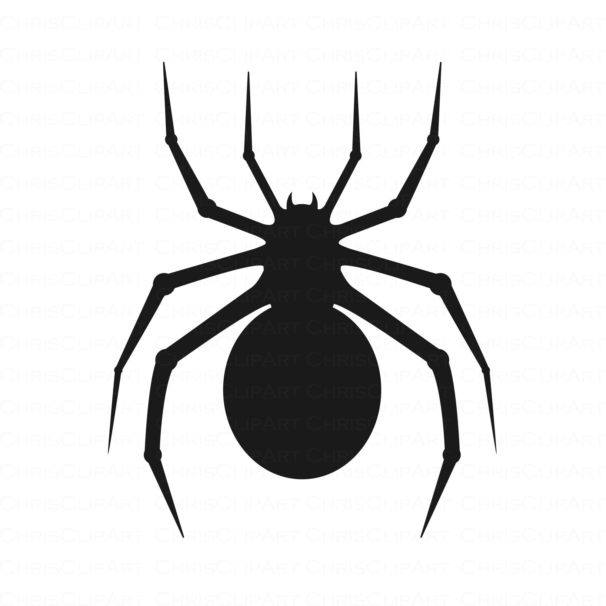 SPIDER SVG Clipart Spider Svg Png Jpg Halloween Clipart - Etsy