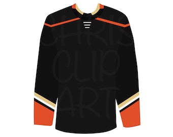 Hockey Jersey Clipart, Cricut SVG PNG Graphics (Digital Download)