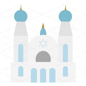 Synagogue SVG PNG JPG - Synagogue Sublimation - Synagogue Cricut - Jewish Clipart - Religious Vector - Church Graphic - Synagogue Image