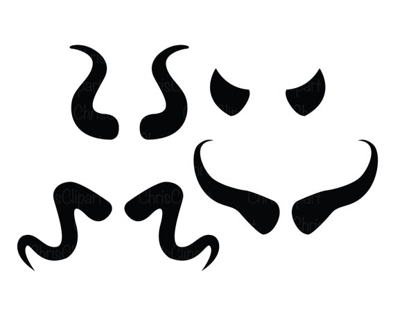 HORN SVG Horns Svg Clipart Horns Demon Horns Svg Devil - Etsy UK