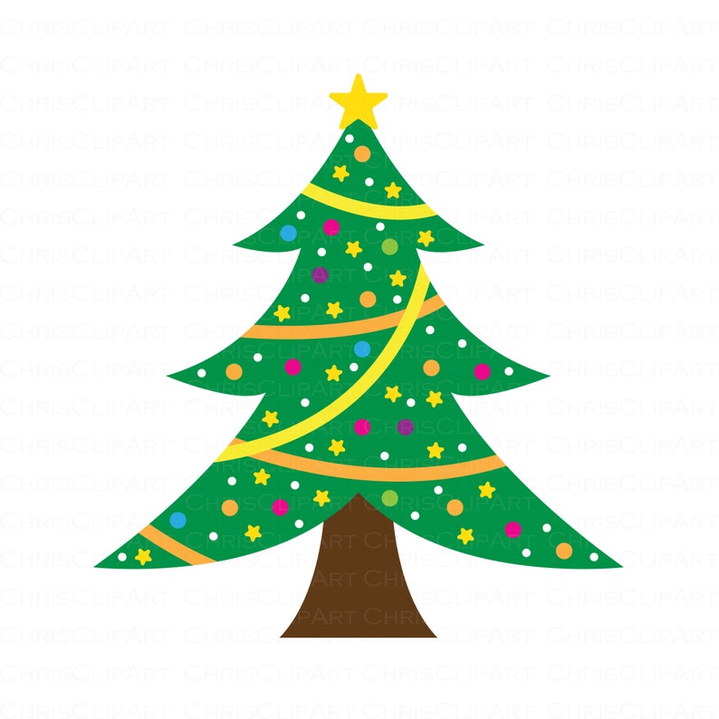 Christmas tree svg Christmas tree png Christmas clipart image 0