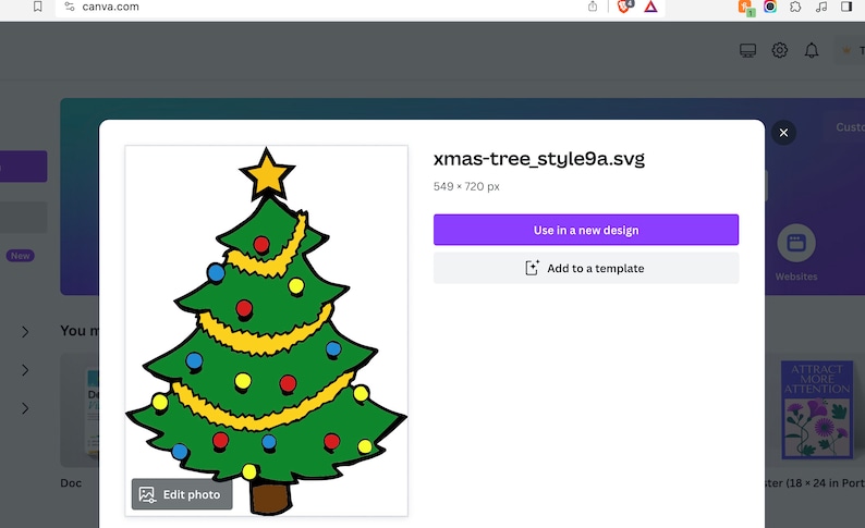 Árbol de Navidad SVG PNG JPG Sublimación del árbol de Navidad Cricut del árbol de Navidad Vector del árbol de Navidad Clipart de Navidad imagen 2