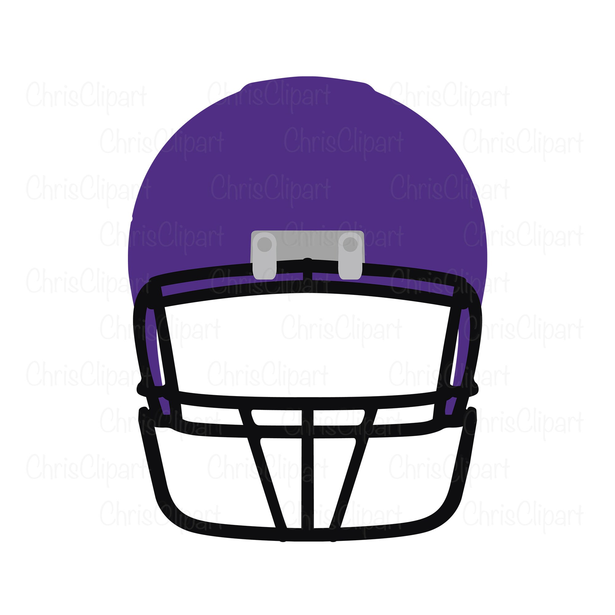 Purple Football Helmet Clipart  SVG PNG JPG (digital Download) - Etsy