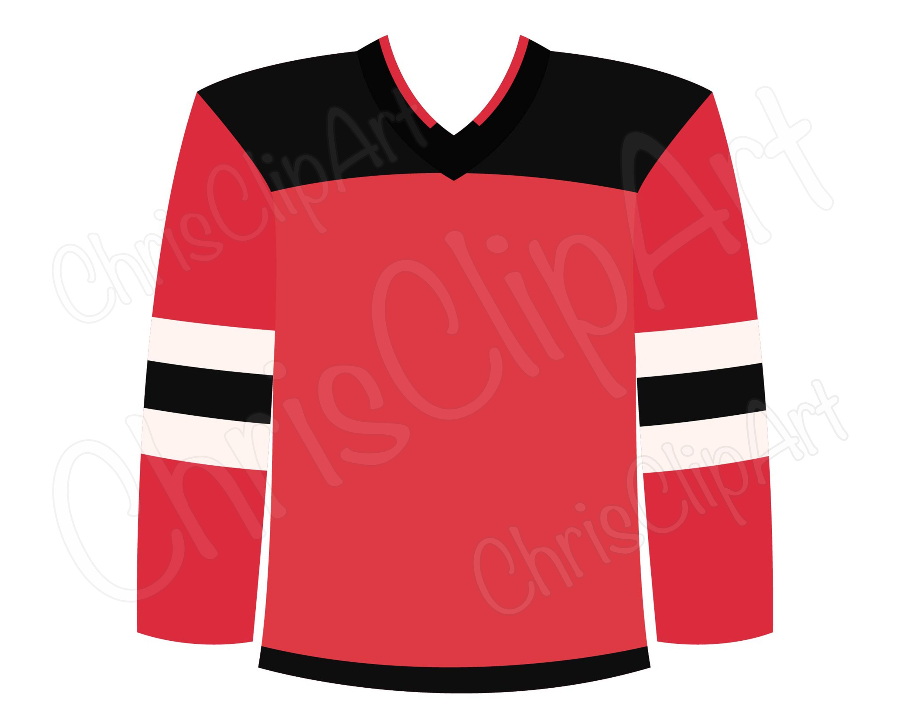 Red hockey jersey sale