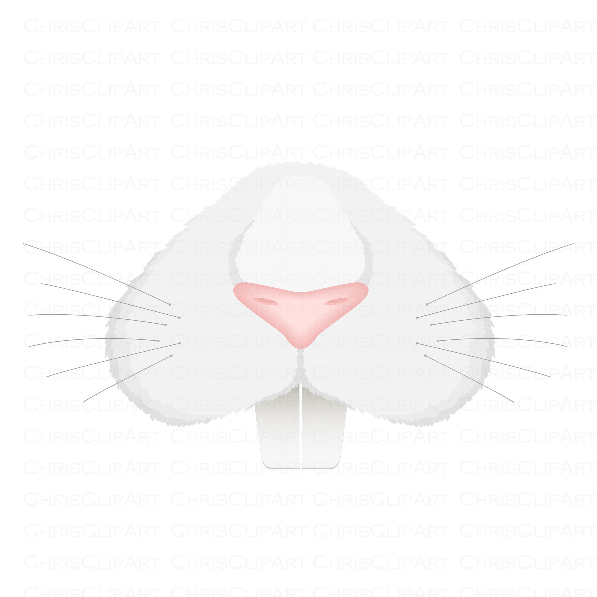 Bunny Nose Template bunny-nose-template