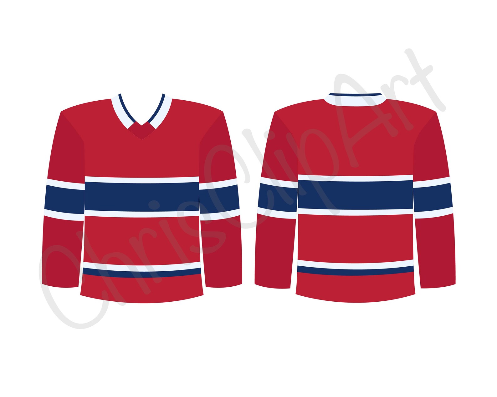 HOCKEY JERSEY SVG Hockey Jersey Clipart Cricut Hockey Etsy