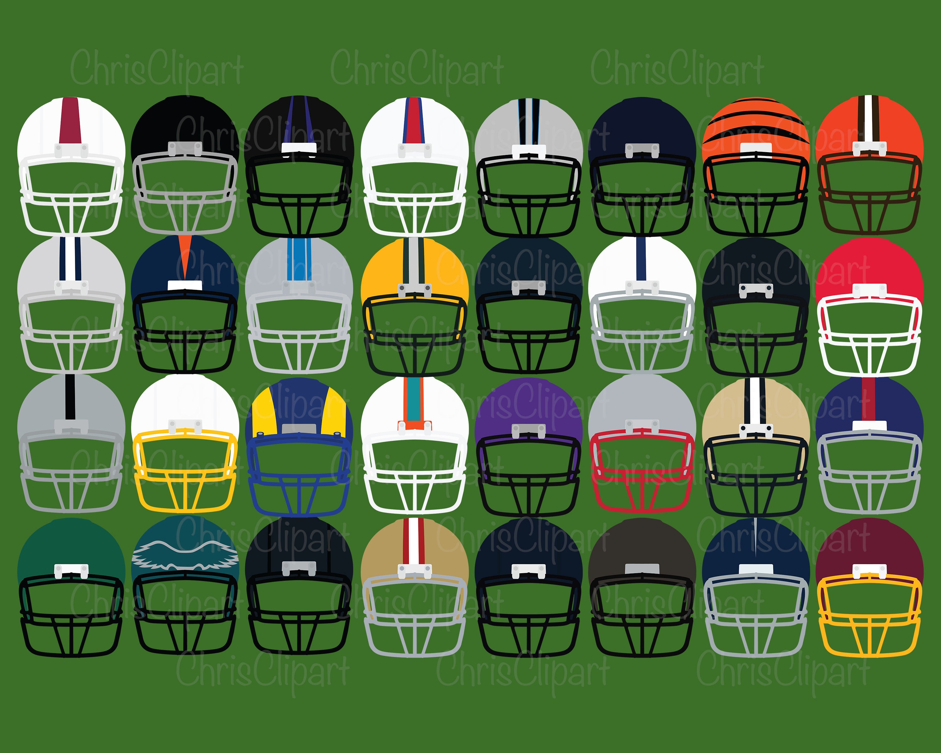 FOOTBALL HELMET SVG Clipart Football Helmet Cricut Football Etsy
