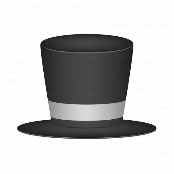 TOP HAT SVG Clipart Top Hat Snowman Hat Svg Hats Svg Hats | Etsy