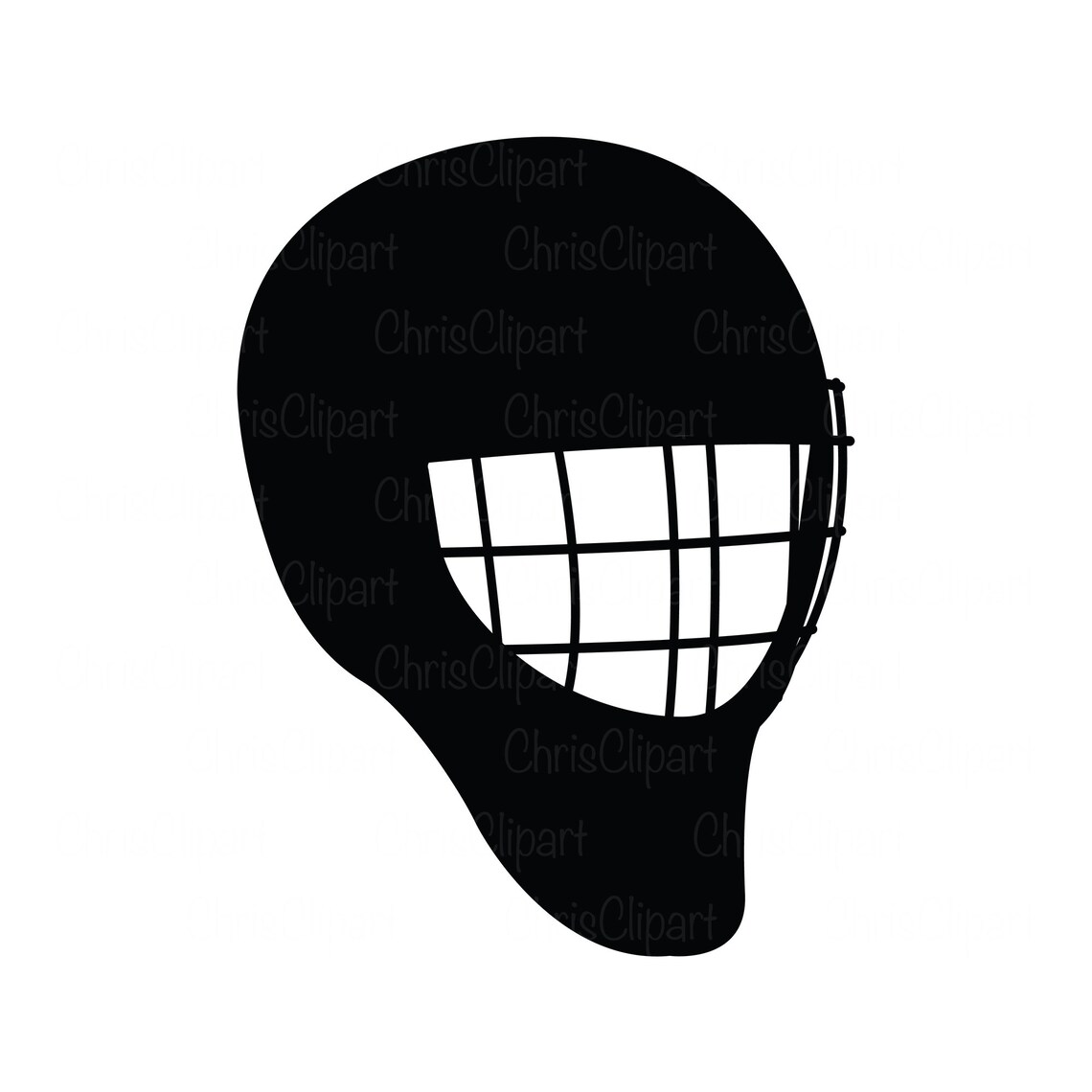 HOCKEY GOALIE SVG Clipart Goalie Mask Goalie Mask Svg Etsy