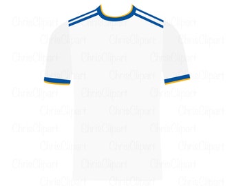 Soccer Jersey Clipart, Customizable Team Graphics (Digital Download)