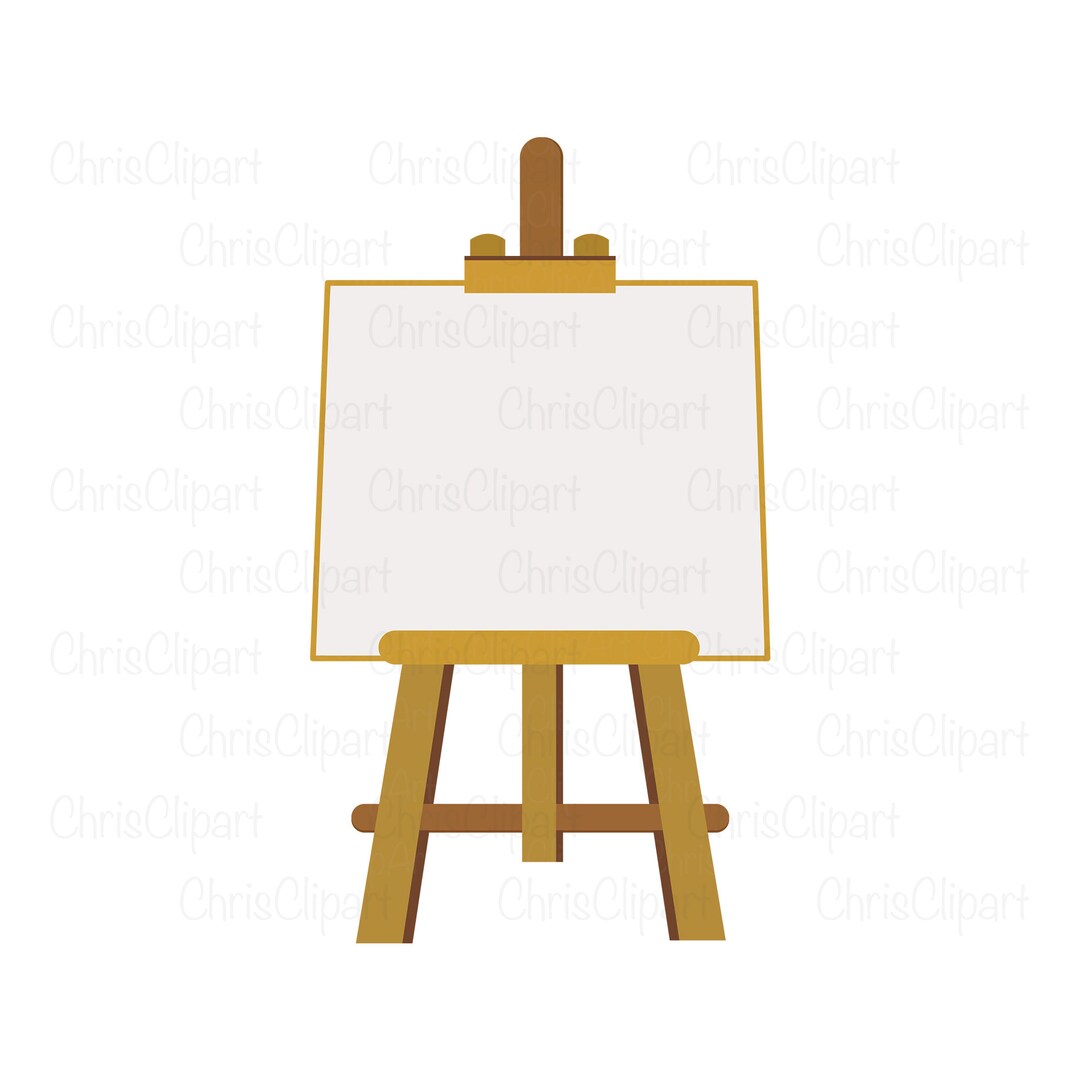 EASEL SVG, Easel Clipart, Artist Easel Svg, Artist Svg, Artist Clipart