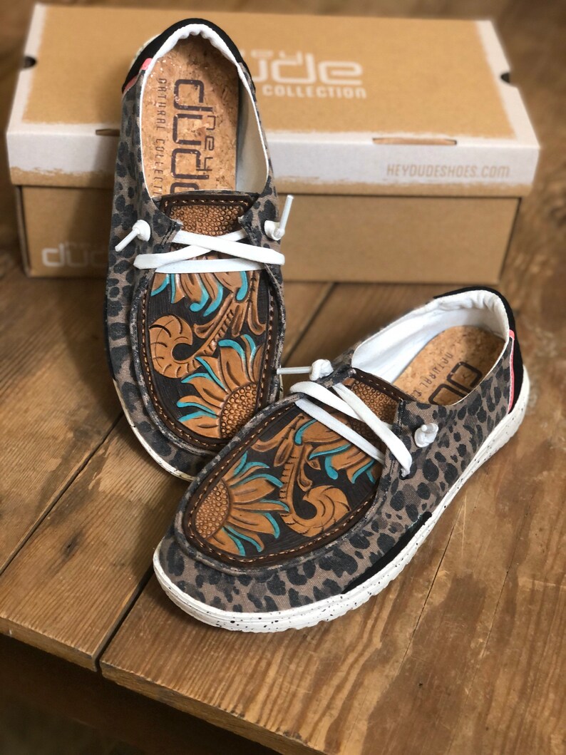 custom hey dude leather
