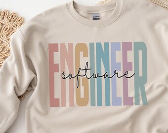 Sweatshirt software-ingenieur, shirt computernerd, shirt programmeur, coderingsshirt, cadeau computernerd, sweatshirt hacker, informatica