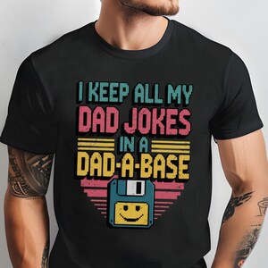 Je garde toutes les blagues de mon père dans une chemise pour papa, chemise fête des pères, meilleure chemise pour papa, nouveau papa, chemise blagues papa, cadeau papa drôle, anniversaire papa
