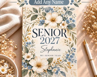 Diario personalizado para estudiantes de último año de secundaria (2027), regalo de graduación para la promoción de 2027, diario de recuerdos para estudiantes de último año de secundaria.