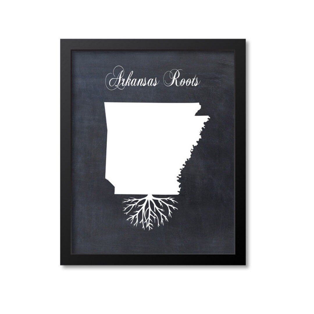 Arkansas Print Arkansas Art Arkansas Gift Arkansas Roots Etsy