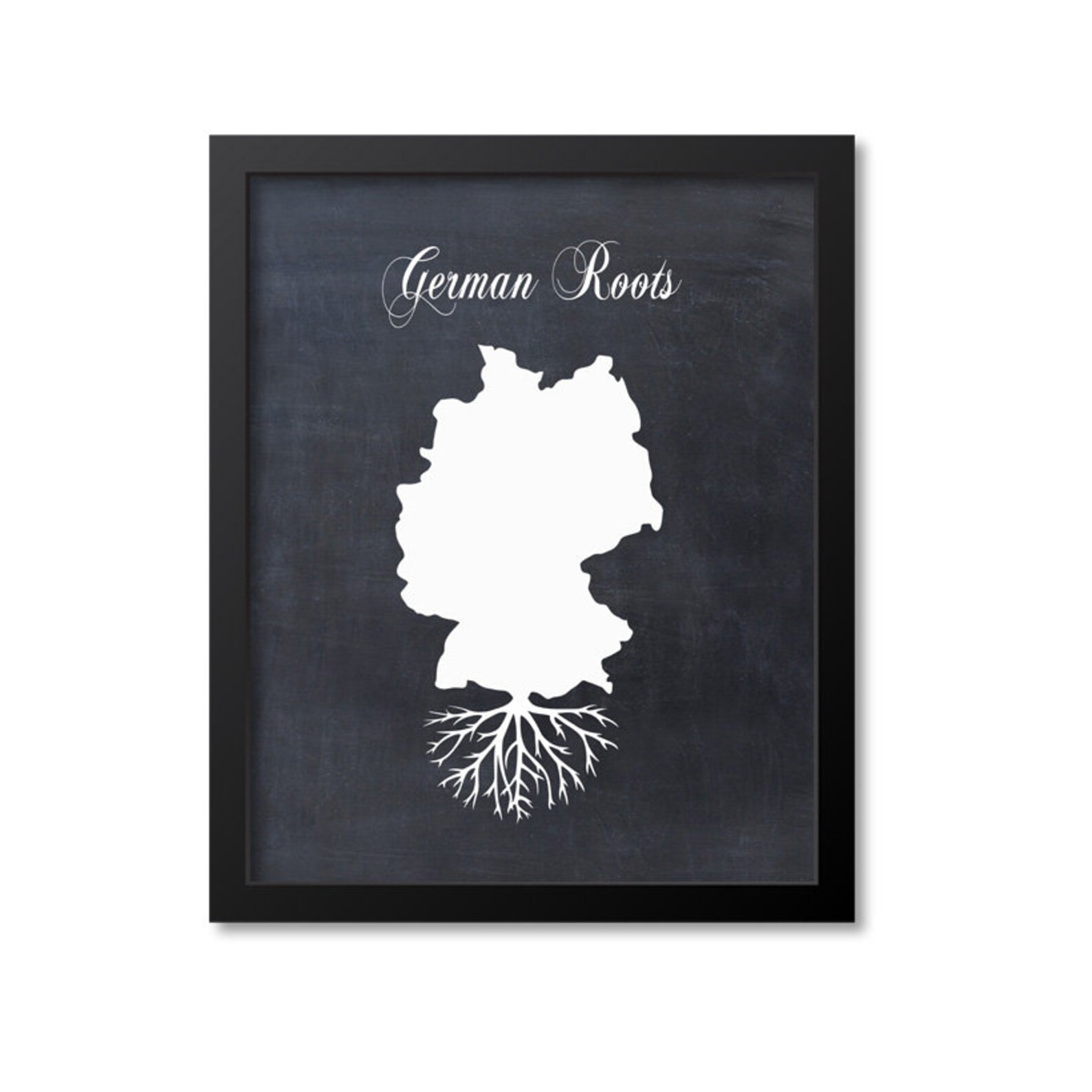 German Roots Print Germany Art Germany Gift Germany Roots Etsy