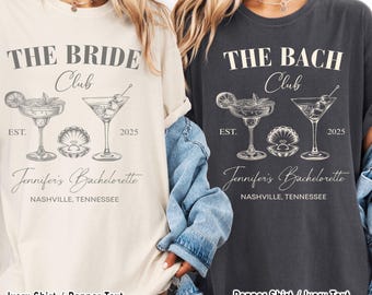 Camisas personalizadas de colores cómodos para despedida de soltera, camisas para despedida de soltera, camisas de lujo para club de despedida de soltera, camisa de despedida de soltera para playa, regalos para despedida de soltera