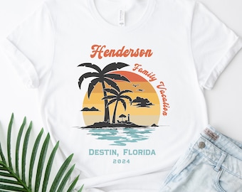 Custom Family Vacation Shirt, Personalized Family Shirt, Family Matching Shirt, Customized Summer Shirt, Family Trip Shirt, Beach Vacation