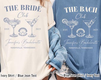 Camisas personalizadas de colores cómodos para despedida de soltera, camisas para despedida de soltera, camisas de lujo para club de despedida de soltera, camisa de despedida de soltera para playa, regalos para despedida de soltera