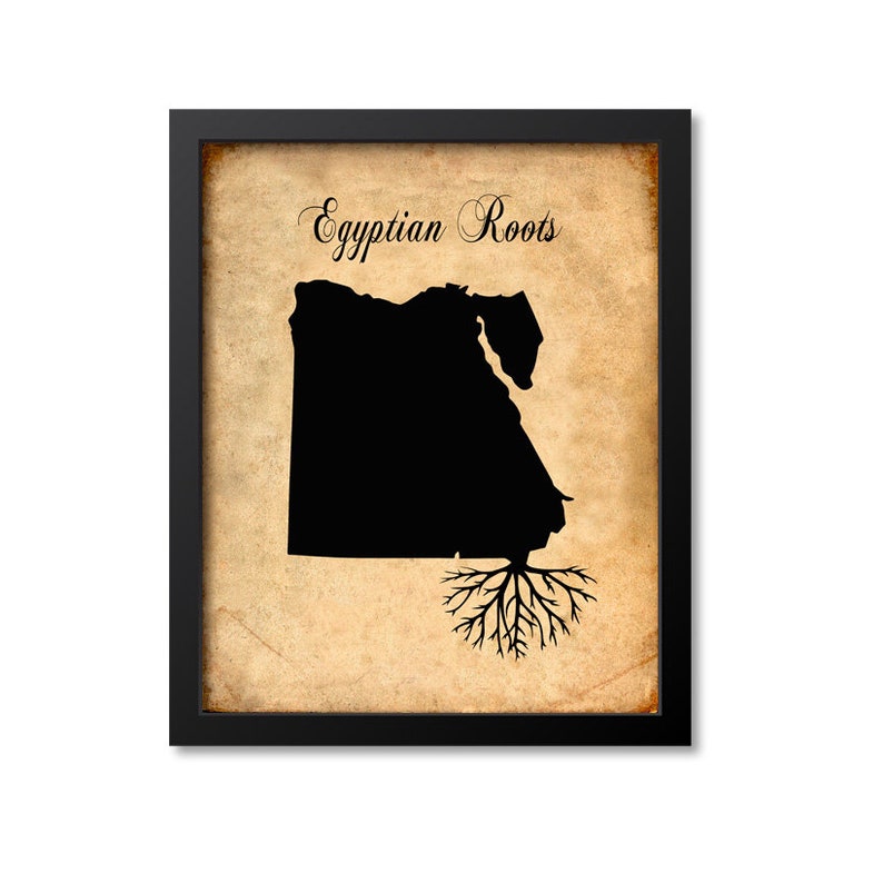 Egyptian Roots Print, Egypt Art, Egypt Gift, Egypt Roots Print, Egypt