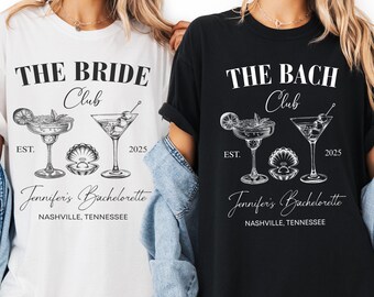Camisas personalizadas de colores cómodos para despedida de soltera, camisas para despedida de soltera, camisas de lujo para club de despedida de soltera, camisa de despedida de soltera para playa, regalos para despedida de soltera