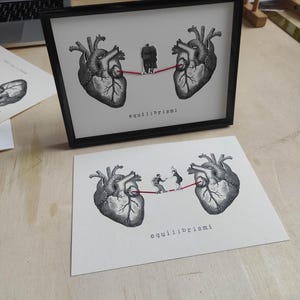 EQUILIBRISMI fra CUORE e CUORE 13x18 cm