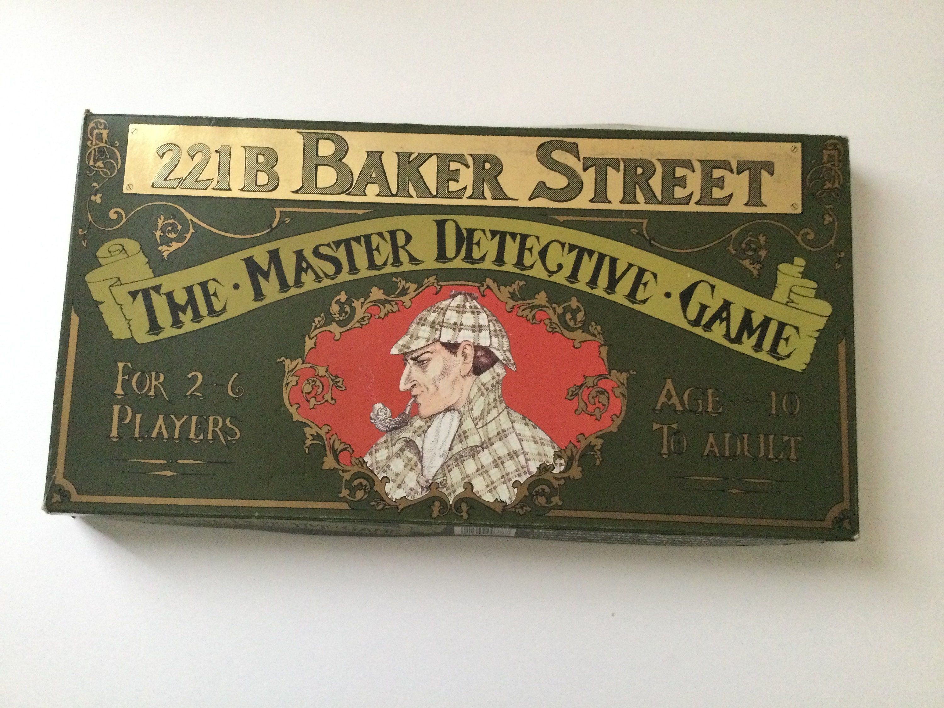 221B Baker Street Board Game by Gibsons. Complete. Etsy
