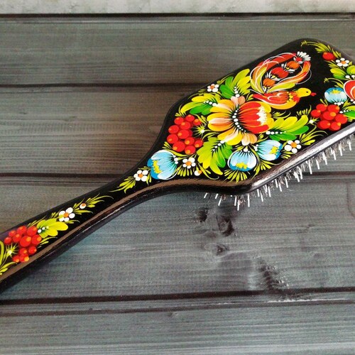 Boar Bristle Hair Brush Mixed Nylon and Natural Bristles Etsy