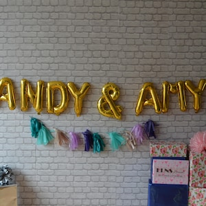 Create Balloons Banner  Any Phrase Name
