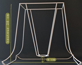 Armature abat-jour Pagode rectangle