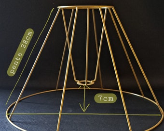 Armature d'abat-jour cône