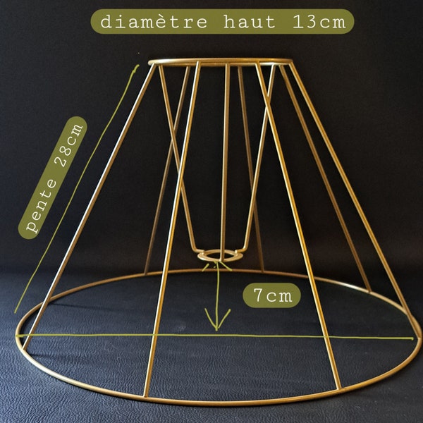 Armature d'abat-jour cône