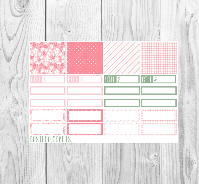 May Monthly Sticker Kit Erin Condren May Monthly Kit Floral Stickers ...