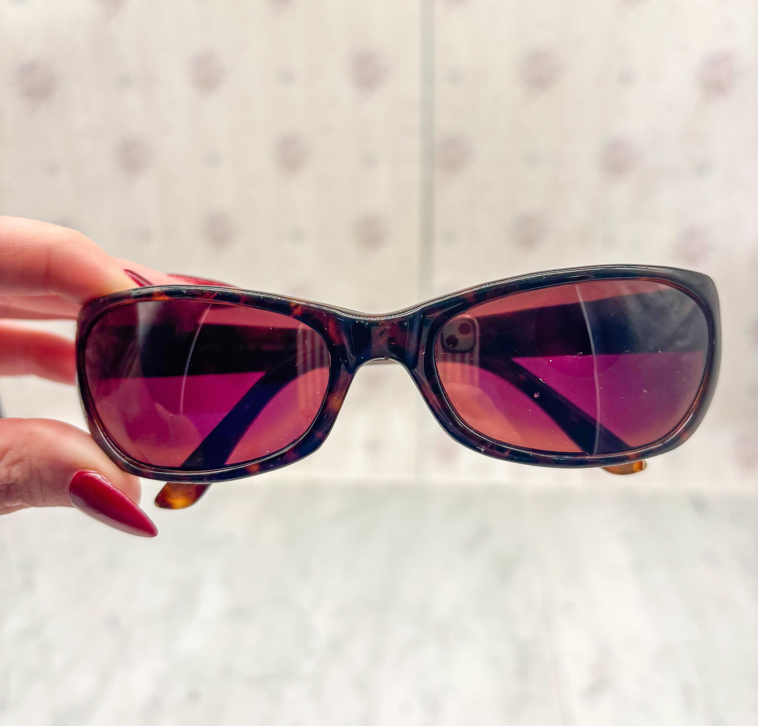 Y2K Costa Del Mar Sunglasses, Tortoiseshell Frame, Purple  display picture 1