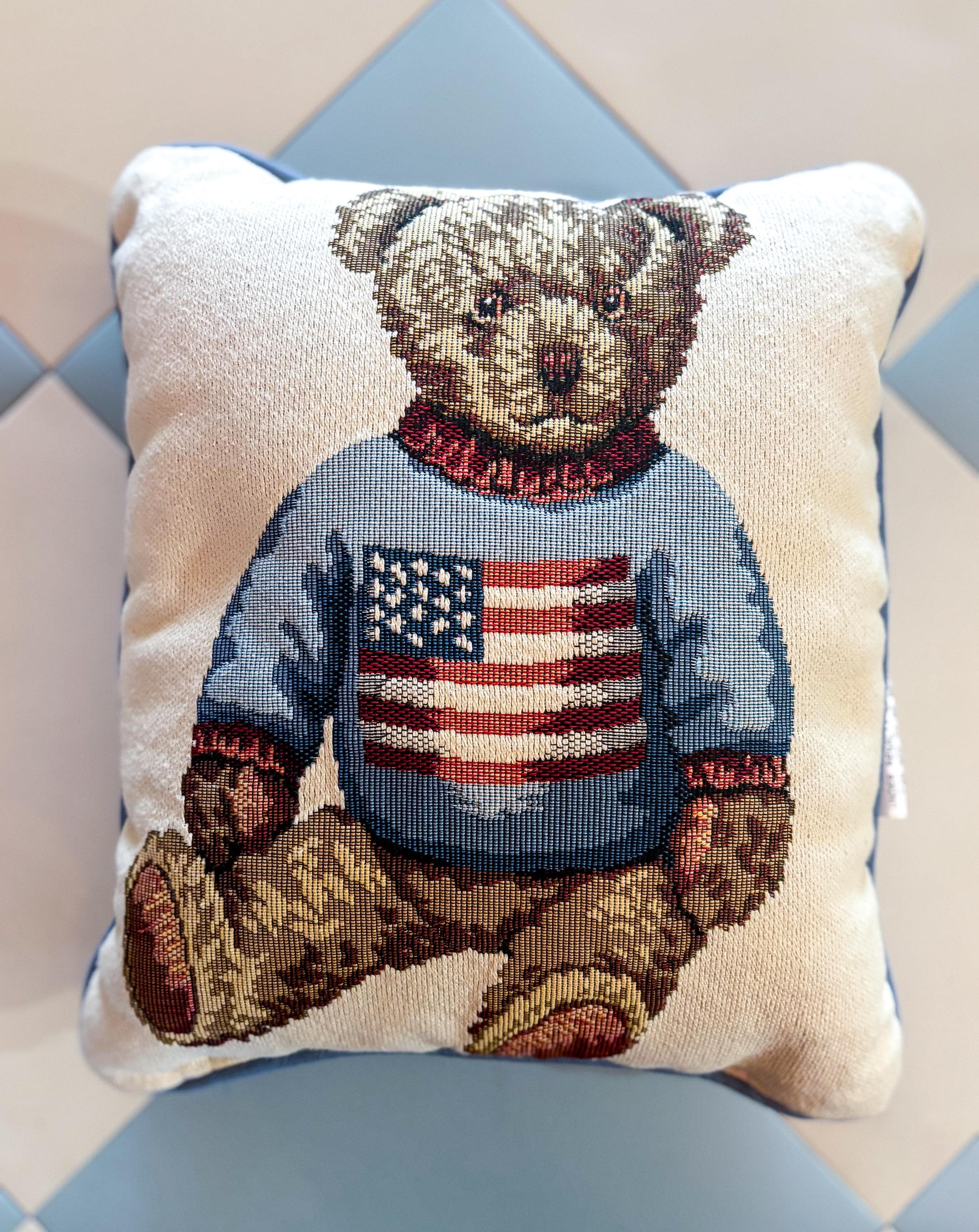 Ralph Lauren Flag Pillow - Etsy